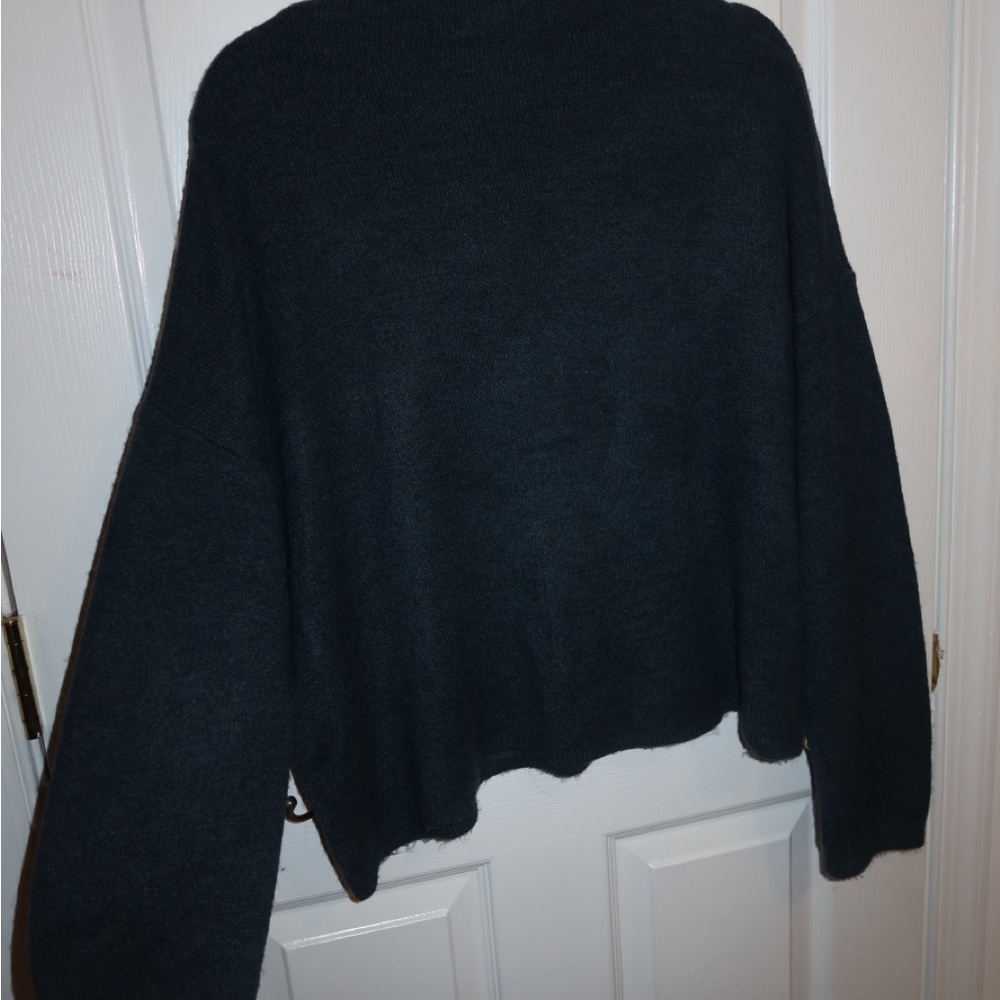 Silence + Noise Dark teal Turtleneck Sweater